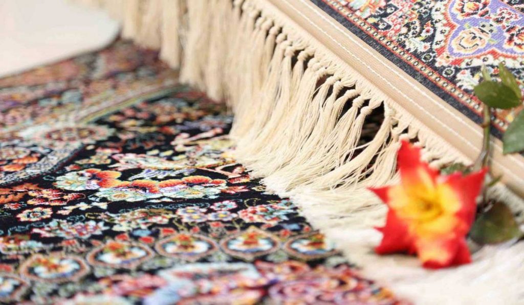 فرش گل برجسته