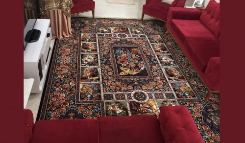 راهنمای خرید فرش طرح باغ ارم