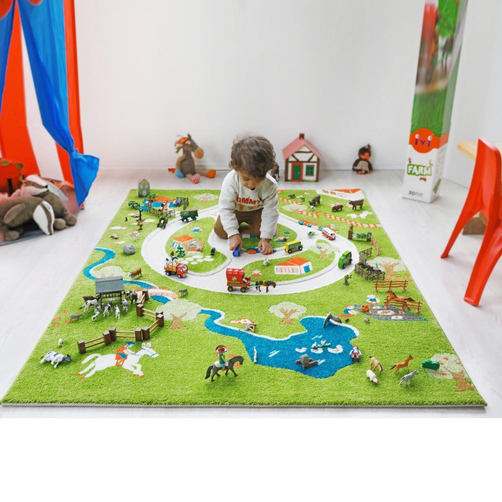 فرش سه بعدی کودک