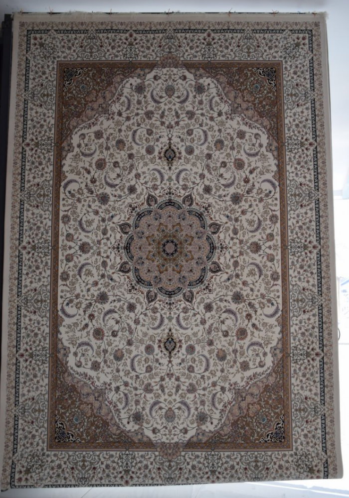 فرش طرح 12831 کرم کد 46006