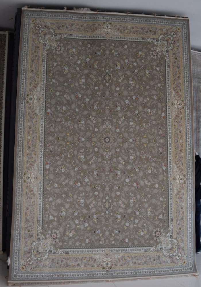 فرش طرح پروانه نسکافه ای کد 46714