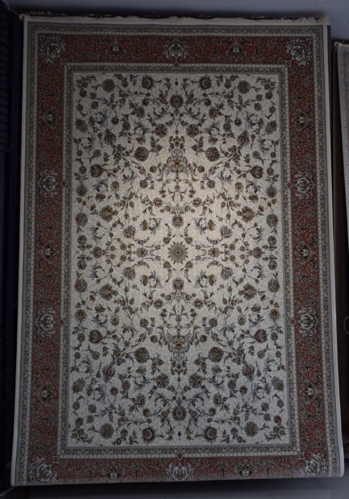 فرش طرح الین کرم کد 46158