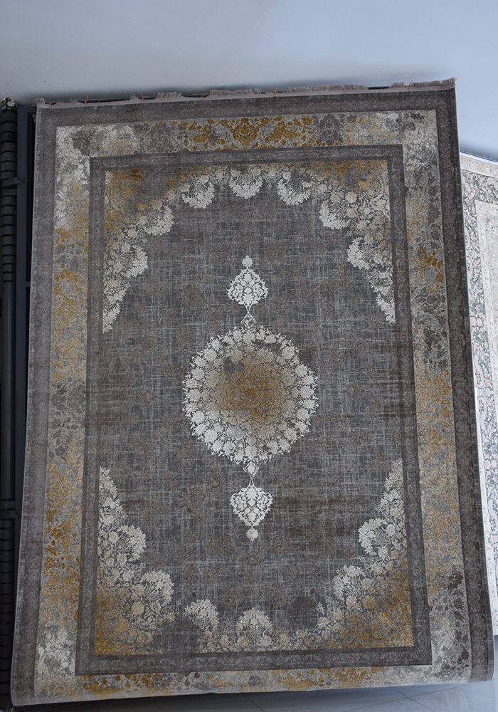 فرش 9002 ذغالی کد 45513