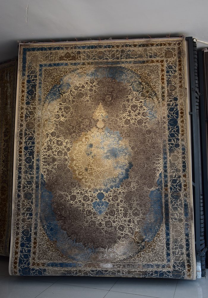 فرش 9029 ذغالی کد 45524-2